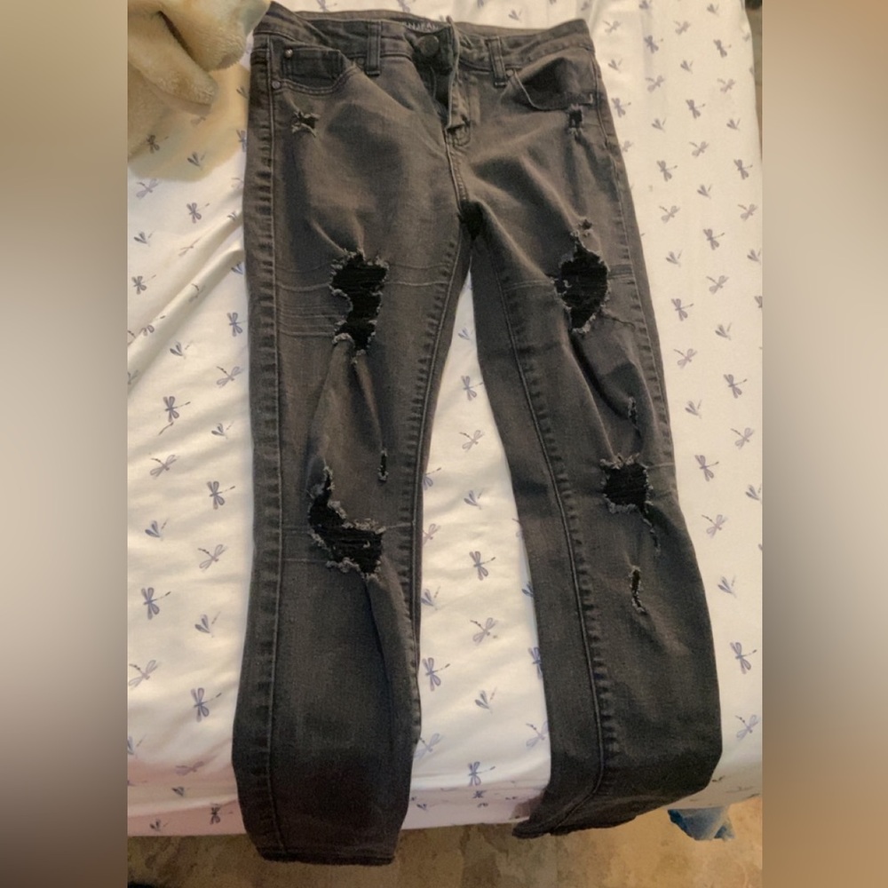 Black ripped skinny Jeans